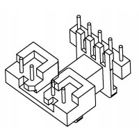 EE16-2/EE16卧式(5+4PIN)