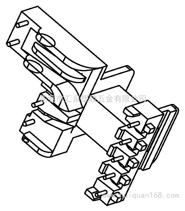 EE16-4/EE16卧式(5+2+2PIN)