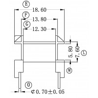 EE2008/EE20卧式(4+4PIN)