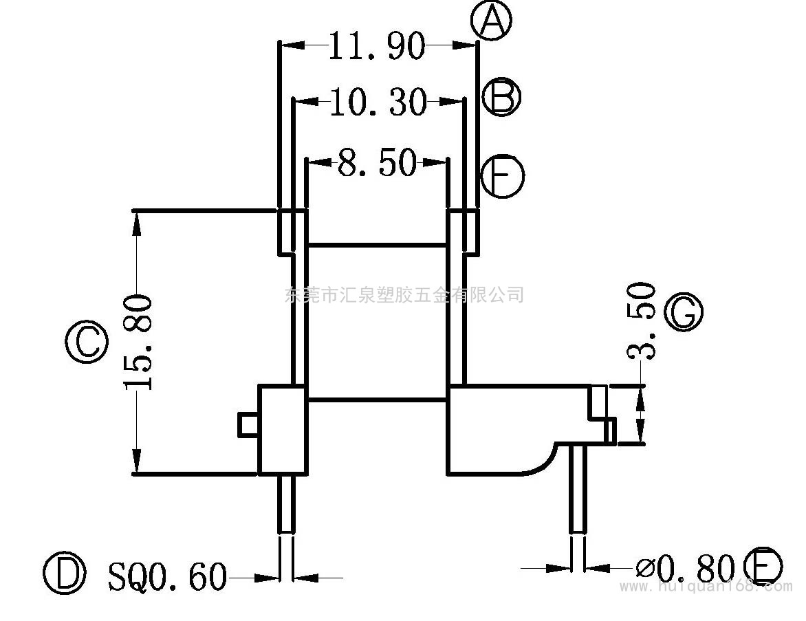 ELP2013-2/ELP20卧式(4+4PIN)