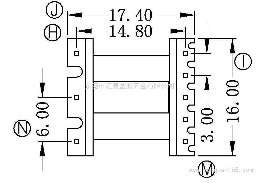 ELP2016-2/ELP20立式(5+3PIN)