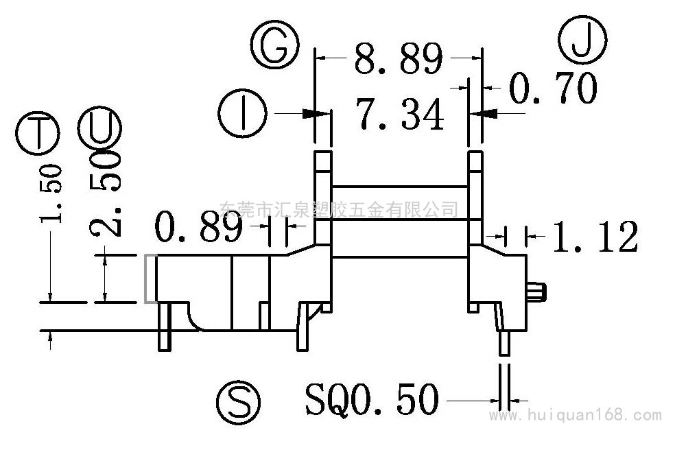 EPC13-1/EPC13卧式(3+2+2PIN)