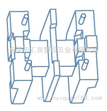 UU9.8-4/UU9.8卧式(2+2PIN)