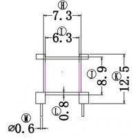 XY-EE-1301/EE13立式(5+5)P