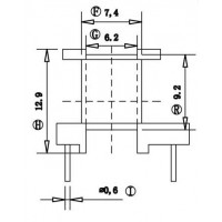 XY-EE-1303/EE13立式加宽(4+4)P