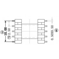 XY-EPC-13L脚/EPC13卧式(5+5)P