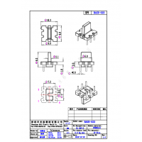 BASE-023 底座插针，3+3PIN