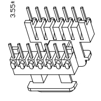 PH-1608  EE16卧式单槽(7+7P)