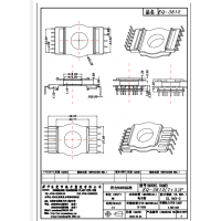 EQ3812立式5+8变压器骨架BOBBIN线圈