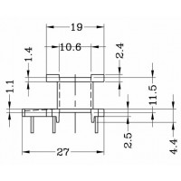 YY-EE-1911立式加宽(5+2+3PIN)