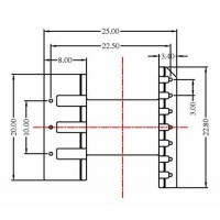 YY-EFD-2003卧式加宽(7+3PIN)