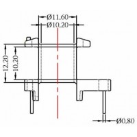 YY-ER-2802/ER-2820立式加宽(5+5PIN)