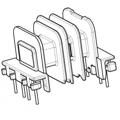 EFD-2301/EFD23卧式(4+4)PIN