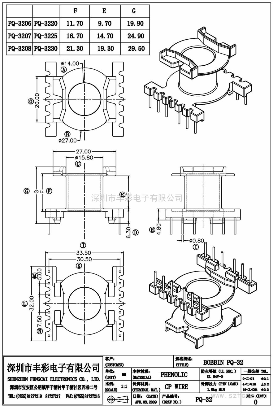 PQ-32/PQ32立式(6+6)PIN