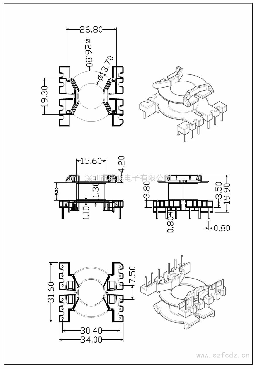 PQ-32(6+6)/PQ32立式(6+6)PIN