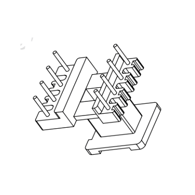 EI-1308  立式4+4PIN