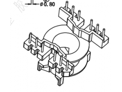 PQ-2625B  立式6+6PIN