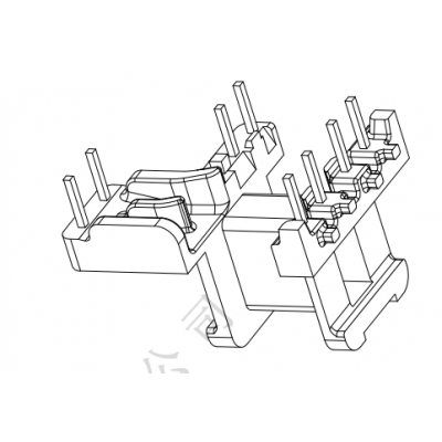 EE-1313  卧式4+2+2PIN