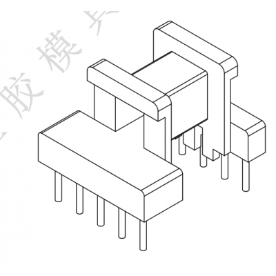 EE-1608-1  卧式5+5PIN