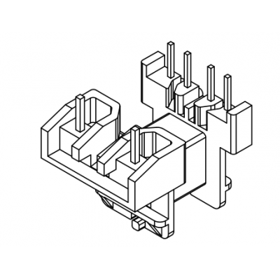 EE-1717  卧式4+2PIN