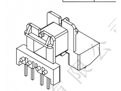 EE-1717  卧式4+2PIN图2