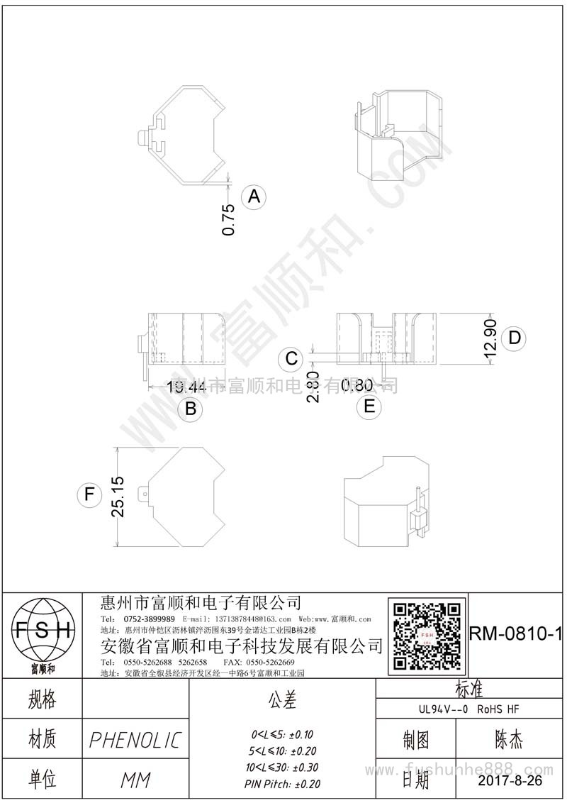 RM-0810-1/RM81 配套外殼