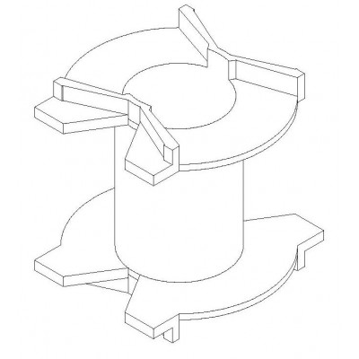 PQ-3512/PQ35 PQ35工字型骨架 无PIN