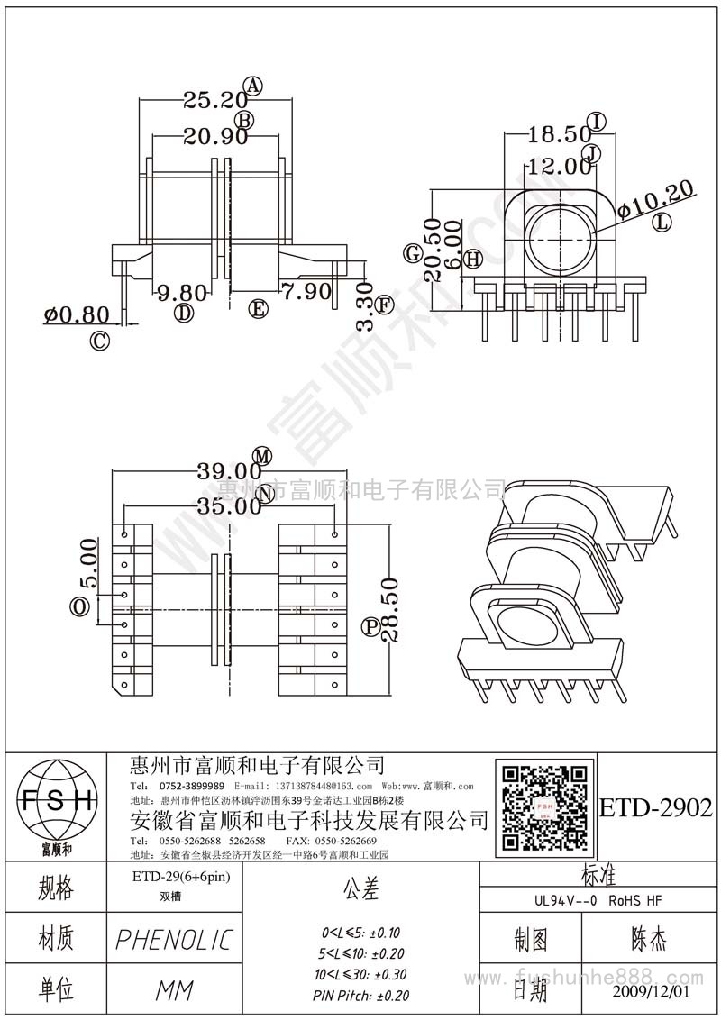 ETD-2902/ETD29卧式6+6双槽