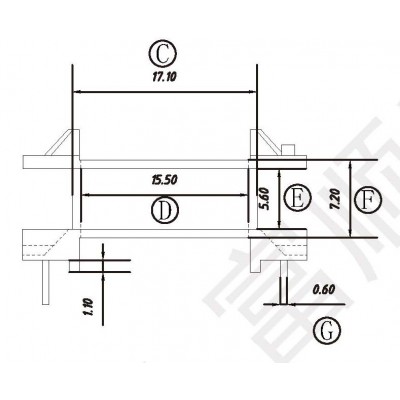 EI-2613/EI26立式5+5方针 EE26