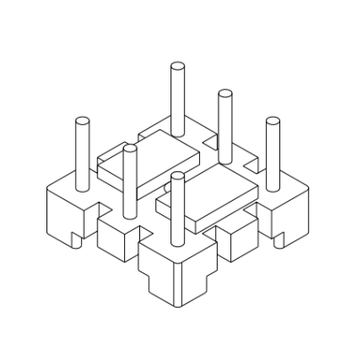 BASE-003-1卧式3+3P