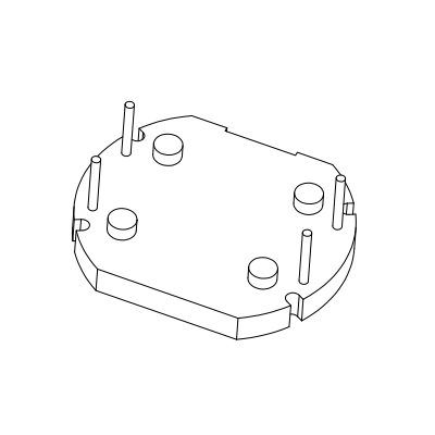 BASE-007卧式2+2P