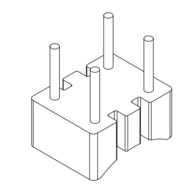 BASE-010立式2+2P