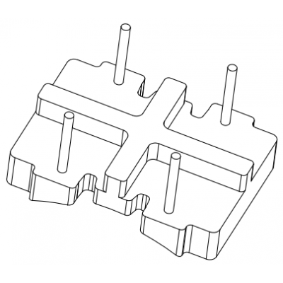 BASE-013立式2+2P