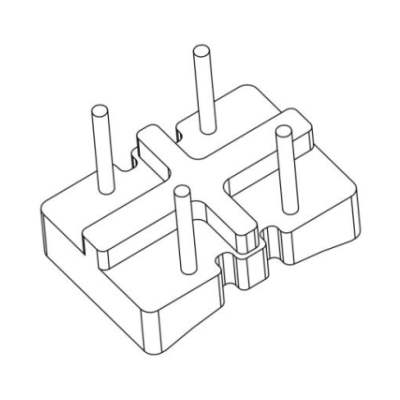 BASE-024立式2+2P