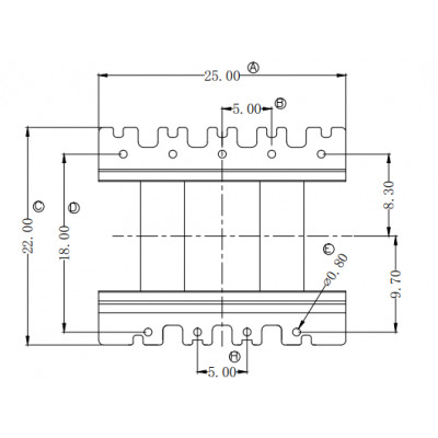 EE-2502立式5+4P