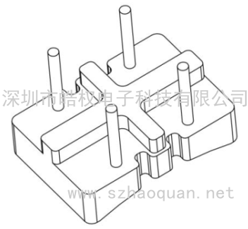 BASE-024立式2+2P