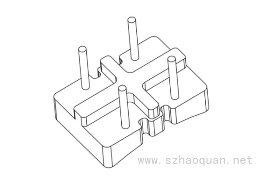 BASE-024立式2+2P