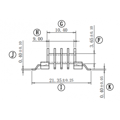 EFD-1505L 贴片5+5P四槽