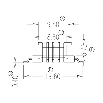 EPC-1304贴片5+5P四槽 SMD