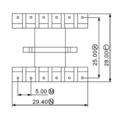 ER-2821卧式6+6P双槽