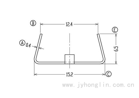HL-UU9.8/UU-9.8(CLIP)钢夹-- 江永鸿林电子科技有限公司