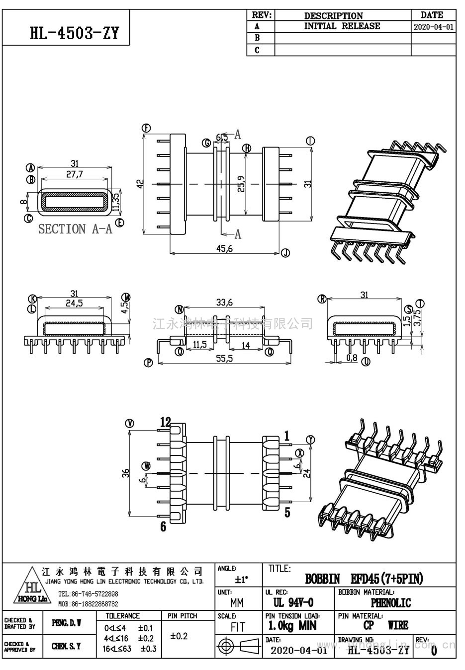 HL-4503-ZY/EFD-45COVER