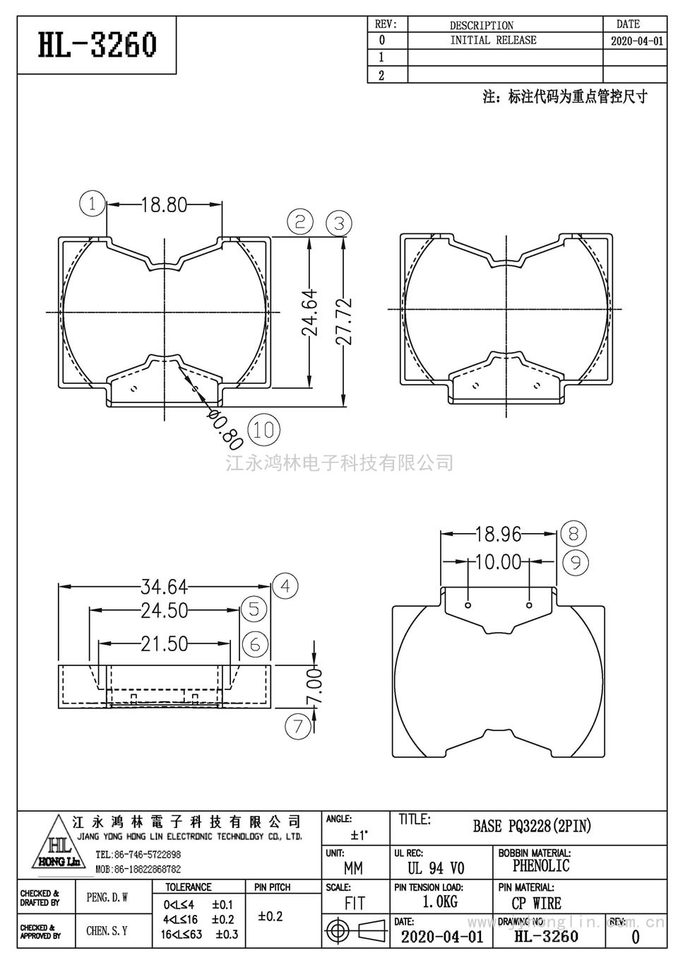 HL-3260/PQ-3228(2P)