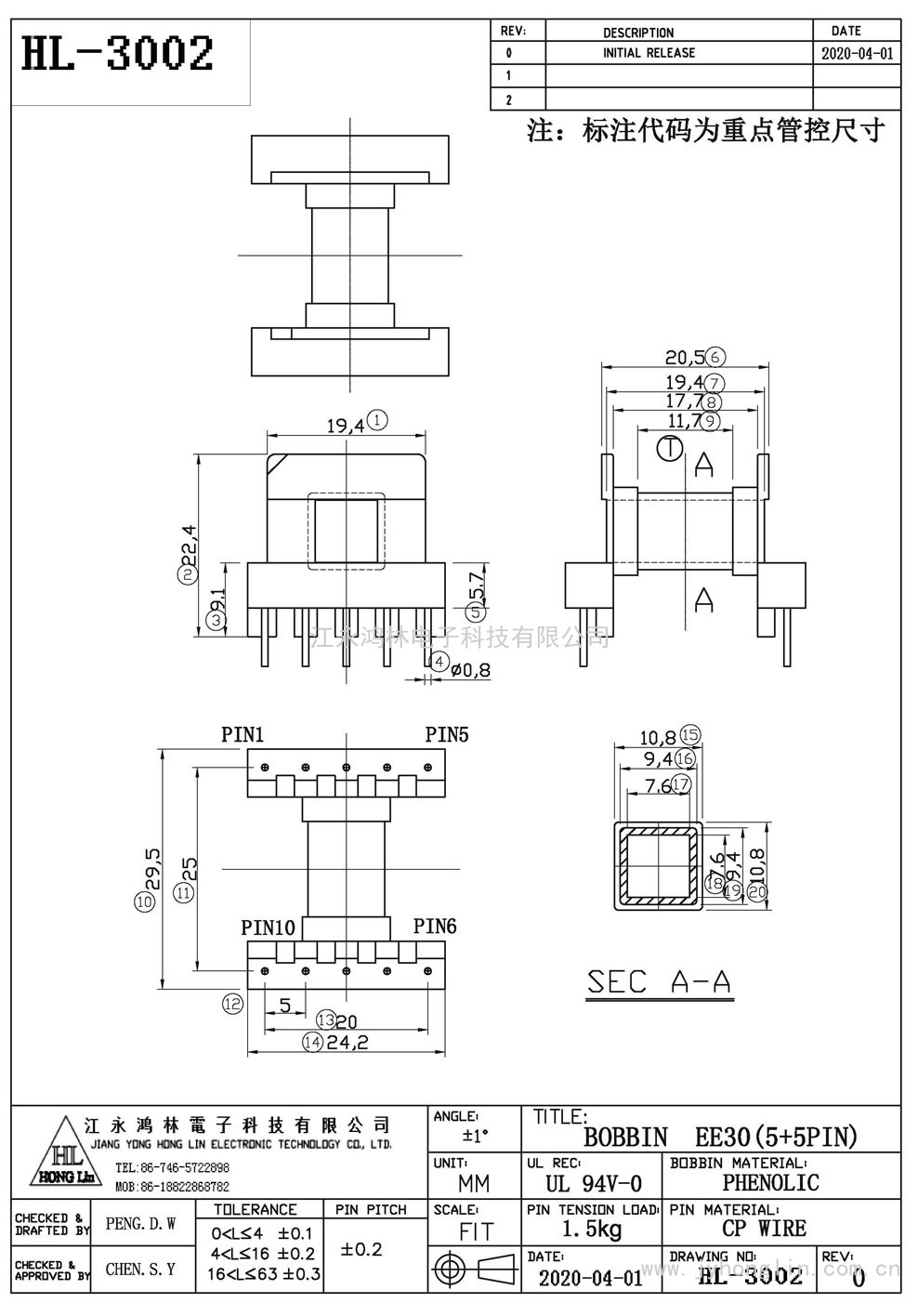 HL-3002/EE-30卧式(5+5P)