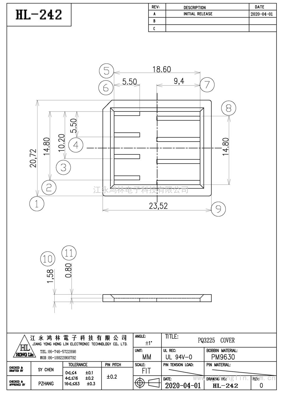 HL-242/PQ-3225COVER