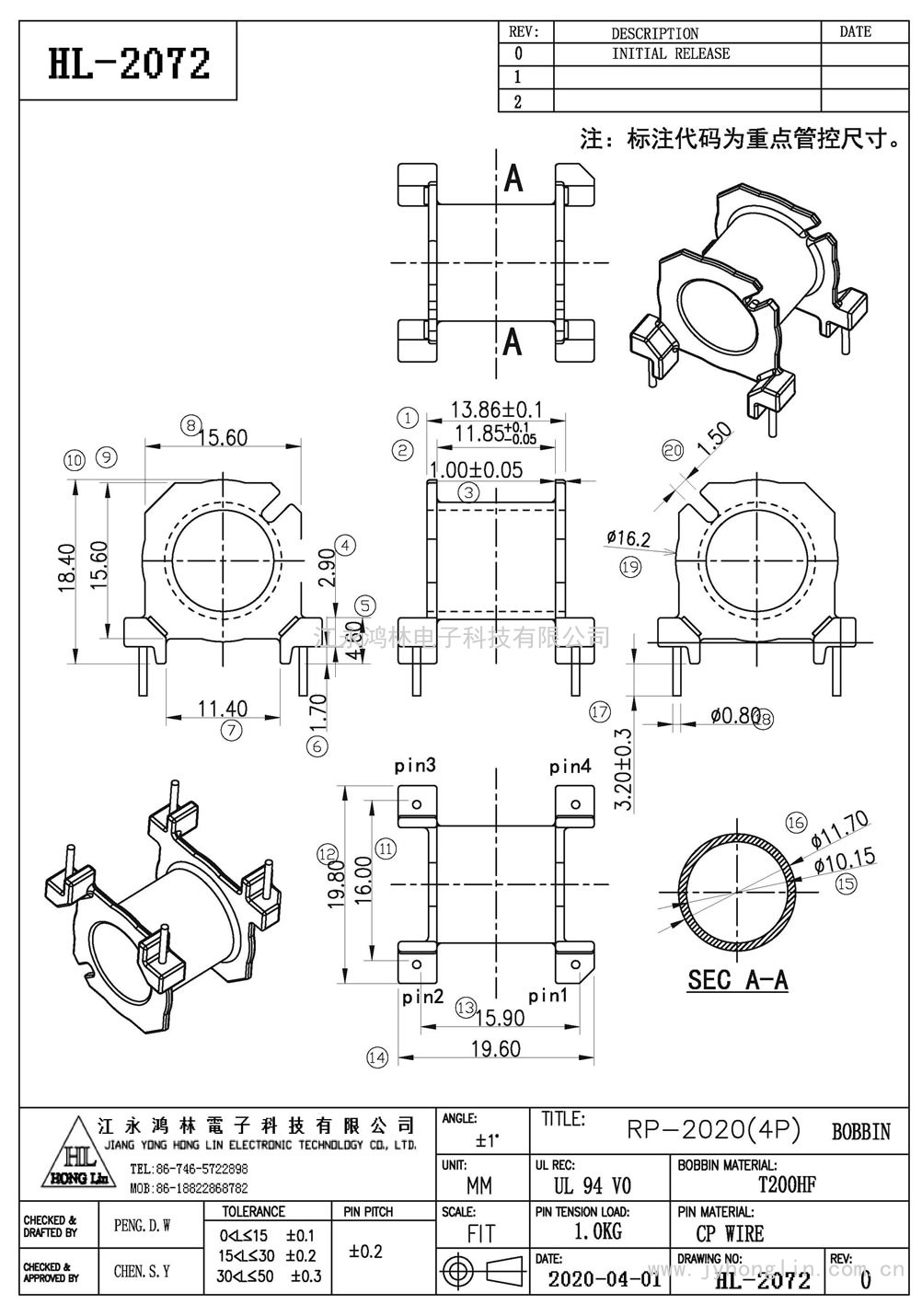 HL-2072/RP-2020卧式(4P)