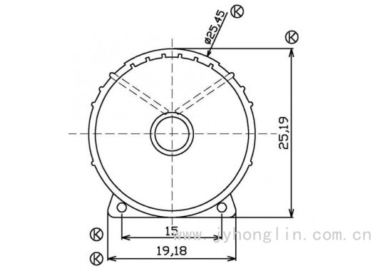 HL-2023/磁环外套Φ20X10X10(上盖)