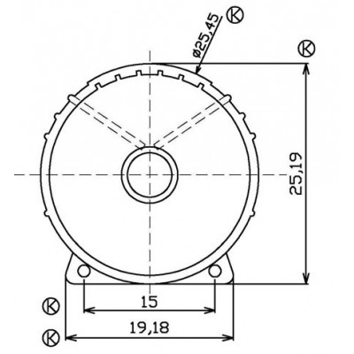 HL-2023/磁环外套Φ20X10X10(上盖)