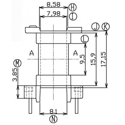 HL-1913/EI-19立式(4+4P)