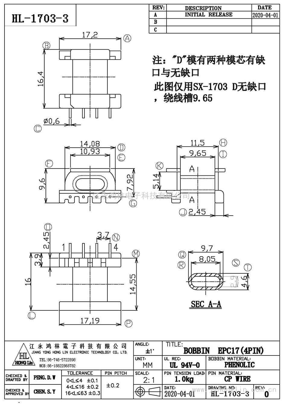 HL-1703-3/EPC-17卧式(4P)